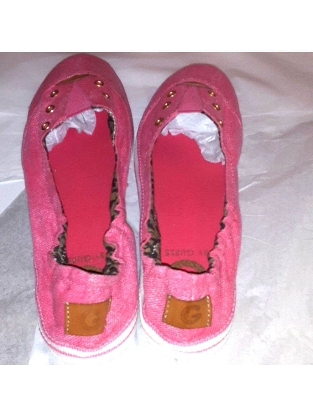Guess Pink Womens Shoes Casual Sneakers New! 7 1/2 - Picture 8 of 13